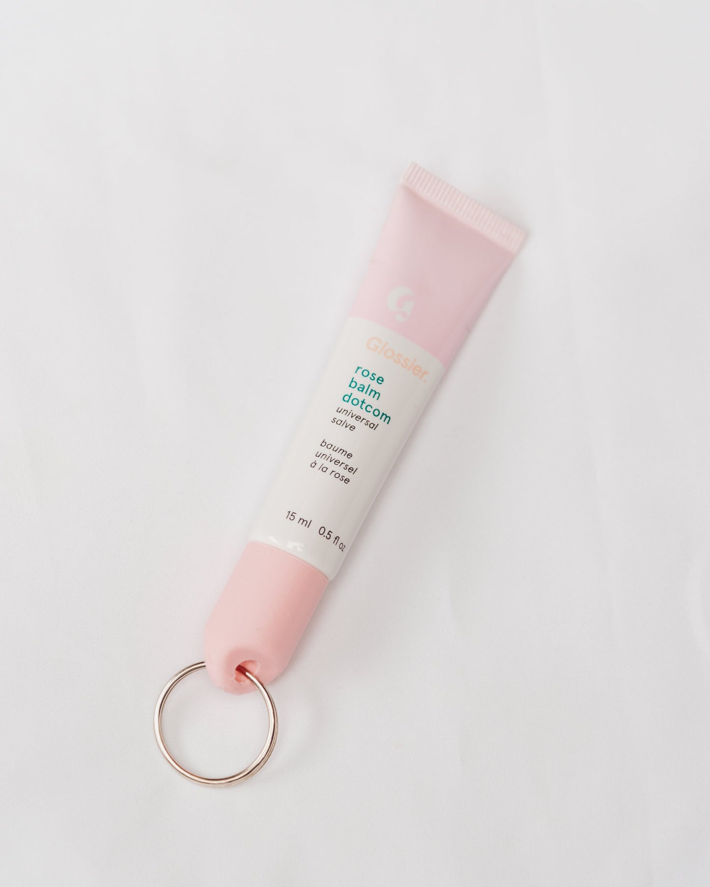 Glossier Balm Dot Com Keychain Cap